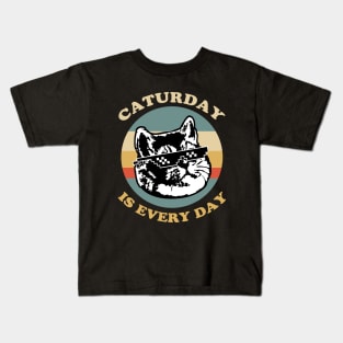 Caturday Deal With It Kids T-Shirt